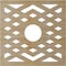 Ekena Millwork Chevron Wood Fretwork Pierced Ceiling Medallion, Hickory, 22"OD x 5 3/4"ID x 1/4"T CMWP22X22X0250CHHI - alternate 4